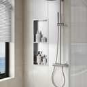 Neodrain 2-Tier Stainless Steel Shower Niche,Brushed, 8" X24", 8X24In