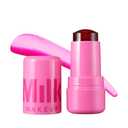 Milk Makeup Cooling Water Jelly Tint – Long-Lasting Sheer Lip + Cheek Stain with Firming Vegan Collagen + Hydrating Aloe – Transfer Proof, Buildable Lip Tint + Blush – Burst (Poppy Pink), 0.17 oz