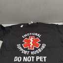 Do Not Pet Emotional Support Husband Funny T-Shirt, XL