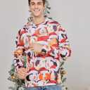 RAISEVERN Christmas Sweatshirt for Men Women Funny Pullover Xmas Top (XXL)