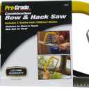 Pro-Grade Tools COMBINATION BOW SAW & HACKSAW,Yellow,One Size,31913
