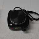 Hot Plate for Candle Making, Black Color Electric Hot Plate for Melting Wax, Chocolate, Candy and More