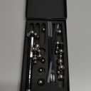 Juboury Magnetic Fidget Pen, Decompression Magnetic Toy Pen, Stress Relieving Gift for Adults Kids Teens, Novelty Toy for 10 11 12 13 14 Year Old Boys (Black)