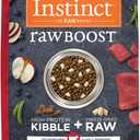 Instinct Raw Boost, Natural Dry Dog Food with Freeze Dried Pieces, High Protein, Grain Free Recipe - Real Beef, 20 lb. Bag BB Date Apr 17 2026