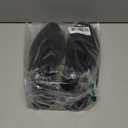 Men's Leather Platform Chunky Slip-On Penny Loafers Classic Round Toe Lug Sole Business Casual Formal Work Shoes Size 46 Black