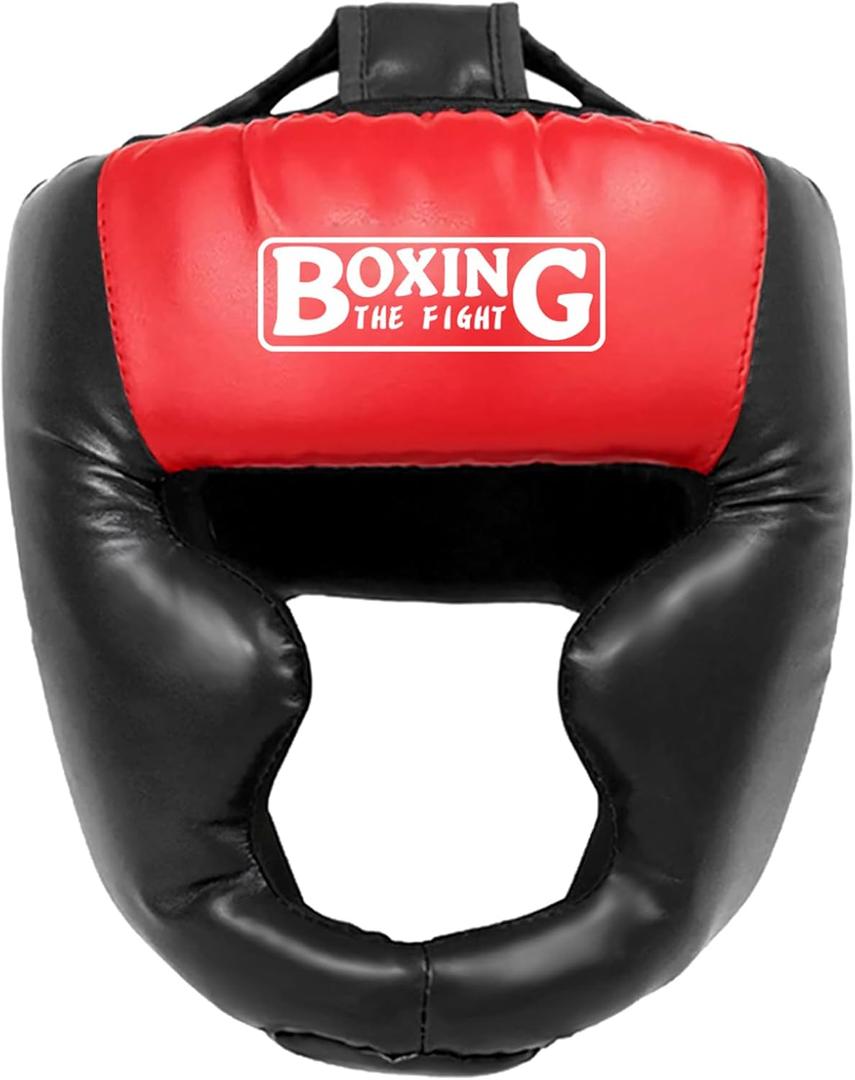2 Pack & 1 Pack Boxing Headgear - Sparring Safety Head Guard for MMA, Kickboxing, Muay Thai, Boxing - Men, Women, Kids (Red)