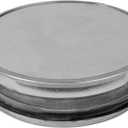 Repa Market 4 Inch Galvanized Steel End Cap with Rubber Gasket  Round Male Fit Duct Plug  HVAC Exhaust & Intake Vent Pipe Cover  Heavy Duty Metal Ducting Cap  Indoor & Outdoor Ventilation Systems