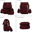 Fashion Small Crossbody Bags for Women Trendy Designer Cell Phone Purses Wallets with Card Holder Anti Theft Travel