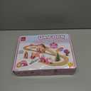 Lehoo Castle Wooden Train Set - Unicorn Train Set for Toddlers 2-4, Wooden Train Track Toddler Girl Toys, Pink Train Fantasy Toys for 3 4 5 6 7 Year Old Girl