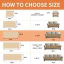 Waterproof Dog Bed Cover Non Slip Couch Covers for Dogs Washable Soft Faux Fur Sofa Cover Couch Covers for 3 Cushion Couch Sofa Pet Friendly (Off White)