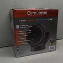 Pelonis 1500W 2-in-1 Digital Turbo Force Fan Heater