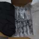 Phopich 18''/30" Long Ground Anchor, Heavy Duty Earth Anchors Ground Anchors Screw in Kit with T-Handle Hex Wrench for Camping Tent, Swing Sets, Securing Animals, Sheds, Trampoline (black)