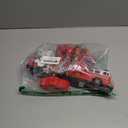 deAO Fire Truck Toys for Boys with Lights and Sounds,RC Remote Control Firetruck with Fodable 360 Rotating Ladder,Pull Back Vehicles Toys Gifts for 3 4 5 6 Boys Girls Kids (Classic Edition)