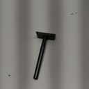 Bevel Safety Razor with Brass Weighted Handle and 10 Double Edge Safety Razor Blade Refills, Single Blade Razor for Men, Designed for Coarse Hair to Prevent Razor Bumps, Black