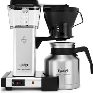 Technivorm Moccamaster 79212 KBTS Coffee Brewer, 32 oz, Polished Silver