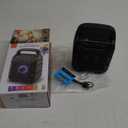 iLive Electronics ISB199B Wireless Tailgate Party Speaker, with LED Light Effects and Built-in Rechargeable Battery, Black