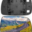 Passenger Side Mirror Replacement for Toyota Camry 2007 2008 2009 2010 2011 - Right Side Mirror Glass, Rear View Mirrors Glass with Power Heated