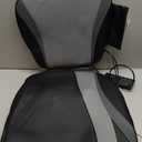 Snailax Shiatsu Massage Cushion with Heat Massage Chair Pad Kneading Back Massager for Pain Relief Deep Tissue 3D Roller Travel Up/Down to Relax Tense Muscle, Office Home Use (Grey and Black)