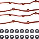 HiSport Engine Valve Cover Gasket Set - Compatible with Chrysler Town & Country Dodge Grand Caravan Jeep Wrangler Volkswagen Routan 3.3L 3.8L 2004-2011 - Replace VS50599R