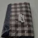 Outdoor Picnic Blankets Waterproof Foldable Sandproof, Extra Large Gingham Cute Picnic Mat Washable Portable for Park Beach Camping Courtyard (Navy Blue, 80"80")