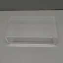 HIIMIEI Acrylic Napkin Holder Tray, 8mm Thick Acrylic Guest Towel Holder, Crystal Clear Table Cocktail Napkin Holder for Bathroom, Restaurant, Office, Commercial, Kitchen, Party (8.3*4.7")