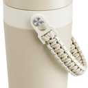 16 oz Insulated Coffee Mug for Office: 2-in-1 Straw Flip Lid, Keep Cold 24H, Fit in Car Cupholder, Leakproof, Stainless Steel Coffee Tumbler with Handle for Travel, Sports, Gifts and Home (Oat)