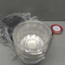 Skylety 80 Pcs 6 Inch Cake Containers with Lid and 2 Rolls Ribbons Plastic Disposable Cake Containers Black Cake Box Clear Bakery Cake Carrier with Transparent Dome Product for Cupcake Transport