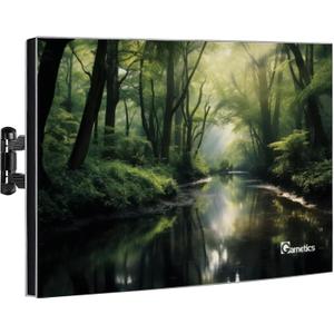 Garnetics Outdoor TV Cover 55 Inch Weatherproof TV Enclosures with Smart Shield Screen Protectors, Ideal for Outdoor Use, Moving, and Storage - Forest