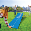 Cipton Board Set Hole Games Portable Cornhole Set for Indoor and Outdoor Ideal for Kids, Adults, Camping, Travel, Beach, Yard, 7 Feet Ramp, 6 Launch Balls