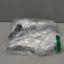 6 Pack Large Plastic Chair Covers for Dining Room Clear PVC Kitchen Chair Seat Protectors with Adjustable Belt Strap for 18''x17'' Standard Chair, Stain, Water and Kitty Scratch Resistant