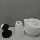 Bathroom Wall Sconce Set of Two, HWH Wall Vanity Light with Frosted White Striped Shade, Industrial Wall Lamp Matte Black for Bathroom Doorway, 5HZG97B-2PK BK