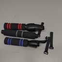 YOGES VR Game Handle Accessories Compatible with Oculus Quest 2 Controllers, Dual Handles Extension Grips Compatible with Meta Quest 2 Accessories for Beat Saber Supernatural Gorilla Tag Games (Black)