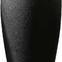 Black Matte Ceramic Dried Flower Decoration Vase, Ceramic Floor Vase Large Rustic, Hand Frosted Black Clay Jar Planter for Modern Home Centerpieces Shelves Decor Living Room Floor (Size : C-13.8x6.7i