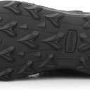 Ayekdeo Slip On Steel Toe Shoes for Men Work Safety Sneakers Comfortable Indestructible Industrial Construction Footwear (Black)