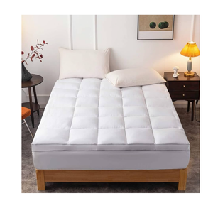 Mattress Topper Queen Size - Extra Thick Mattress Pad Cover - Pillow Top Deep Pocket with Breathable 7D Spiral Fiber Filling Cooling Mattress Cover