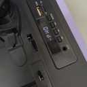 Vinyl Record Player with Built-in Speakers Vintage 3-Speed Portable Suitcase Bluetooth Turntables with USB Recording Belt-Driven LP Player Support AUX/RCA/Headphone Jack, Purple Leather