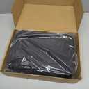 Mexican Train Dominoes Set with Numbers and 4 Wooden Trays/Racks, Double 12 Dominos Travel Set with 4 Tiles Holders, 91 Tiles Double 12 Colored Dominoes Game Set with Portable Case for Families Kids