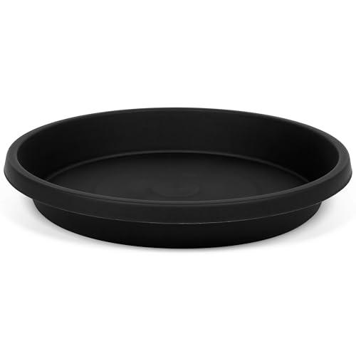 NIMYAU 2 Pack Plant Saucer 6 Inch,8 10 12 14 16 18 20 Inch, Heavy Sturdy Plant Trays for Pots, Plant Water Catcher Tray for Plants, Plastic Plant Saucers for Indoors no Holes