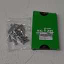 1/4-20x1 Chrome Stainless Steel Hex Cap Screws Chrome Hex Bolts 18-8 (UNC) Coarse Thread - (20 pcs)