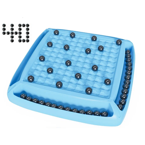 Magnetic Chess Game with Stones, Magnet Chess Game Fun Family Board Games for Kids and Adults, Magnetic Chess Set with 40pcs Magnetic Chess Ideal for Boys & Girls, 24 Players