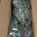 2 Pack Fake Artificial Ferns with Spike for Outdoors Look Real, 38 Branches Large Faux Boston Planter Realistic UV Resistant Hanging Artificial Fake Plants for Porch Patio