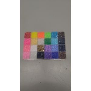 24000Pcs Resin Rhinestones with B7000 Jewelry Glue for Crafting, Multicolors 3mm Non Hotfix Flatback Gems, Bedazzling Crystal for DIY Crafts Clothing Tumblers Mugs Shoes Fabric Decor Nail Art (Large Pack + 3Pcs Glue, Jelly Multicolored 3mm)