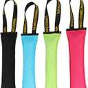 Dingo Cotton tug Toy with Handle, for Catch Retrieving and tug of war, Dog bite Pillow Floating on the Water, Four Colours, L Z30002 (4 LONG SET)