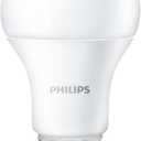 Philips LED Non-Dimmable A19 Frosted Light Bulb: 1500-Lumen, 5000-Kelvin, 14-Watt (100-Watt Equivalent), E26 Medium Screw Base, Daylight, 4-Pack, 455717