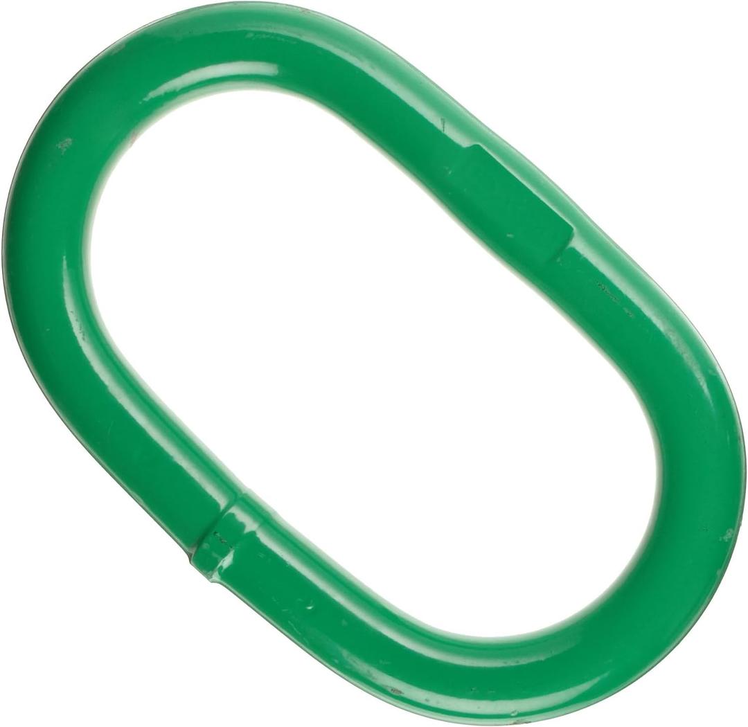 Campbell VO-3 Grade 100 Cam-Alloy Oblong Master Link, Painted Green, 1-1/8" Diameter, 30000 lbs Load Capacity