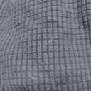 H.VERSAILTEX Super Stretch Individual Seat Cushion Covers - Sofa & Couch Cushion Slipcover Sets - Thick Jacquard Textured Twill Fabric (3 Piece XL Sofa Cushion Covers, Navy)