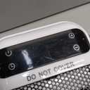 Space Heater, Small Plug in Electric Heater, Remote Wall Outlet Electric Space Heater with Adjustable Thermostat and Timer and Led Display, Compact for Office Dorm Room (Peal)