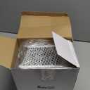 Pasimy 1 Pc 7" l x 7" W x 5" H White Stainless Steel Universal Vent guard, Easy Installation outside dryer vent cover Hood-style Kitchen Bathroom Exhaust Vents Cover