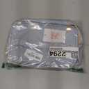 Prite Makeup Bag Portable Cosmetic Organizer with Brush Holder Waterproof Travel Toiletry Bag for Women with Handle and Divider (Blue)