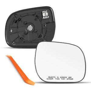 Compatible with Toyota Rav4 Passenger Side Mirror 2006 2007 2008 2009 2010 2011 - Right Side Mirrors Replacement Glass with Backing Plate, Power Heated